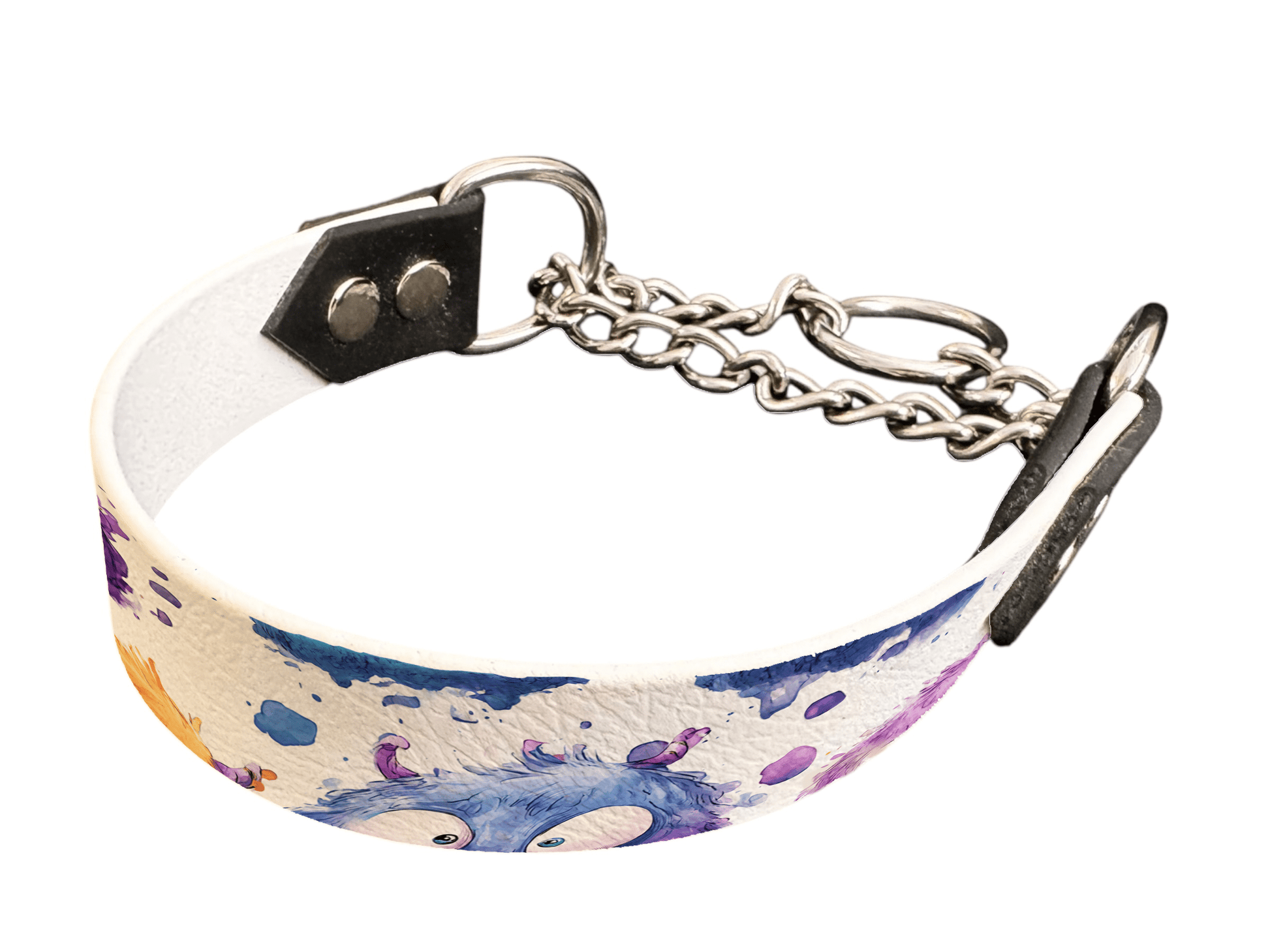 L'atelier du Fourmilier Martingales 281 Martingale pour chien en BioThane® imprimé – Collection Halloween– 25mm