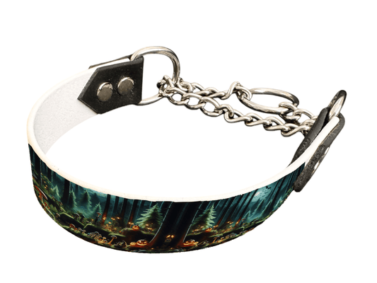 L'atelier du Fourmilier Martingales 29 Martingale pour chien en BioThane® imprimé – Collection Halloween– 25mm