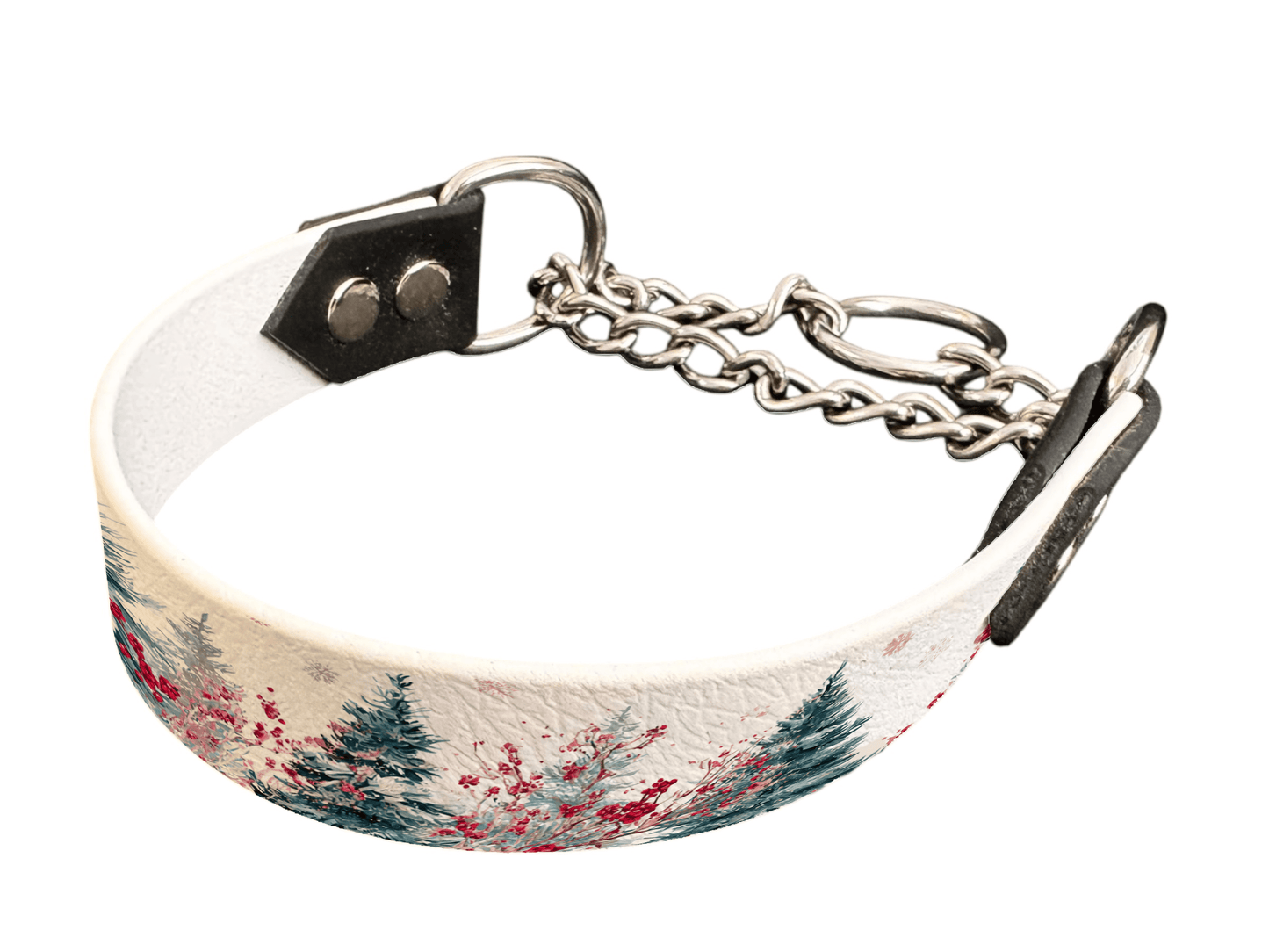 L'atelier du Fourmilier Martingales 309 Martingales pour chien – Collection Hiver & Noël (25 mm)