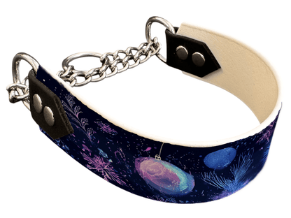 L'atelier du Fourmilier Martingales 317 Martingale pour chien en BioThane® imprimé – Collection Hiver et Noël – 38mm