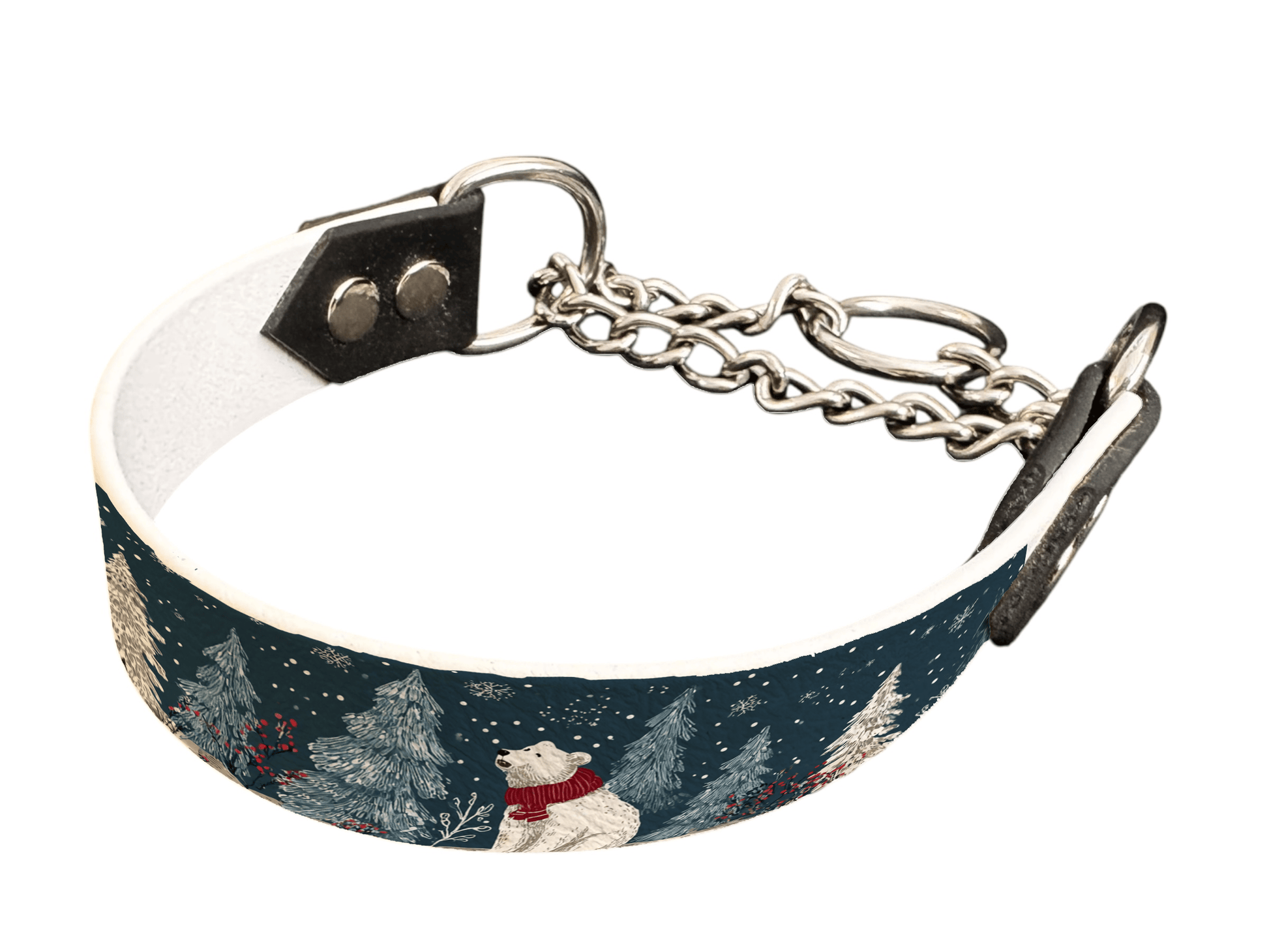 L'atelier du Fourmilier Martingales 318 Martingales pour chien – Collection Hiver & Noël (25 mm)