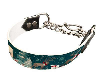 L'atelier du Fourmilier Martingales 320 Martingales pour chien – Collection Hiver & Noël (25 mm)