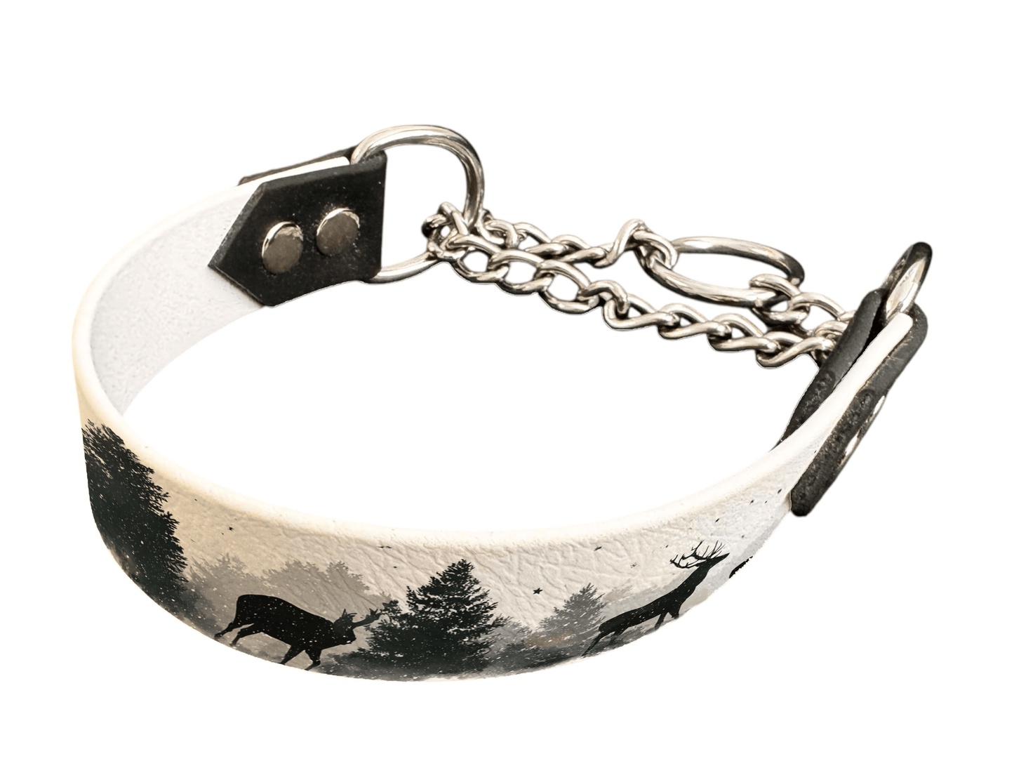 L'atelier du Fourmilier Martingales 324 Martingales pour chien – Collection Hiver & Noël (25 mm)