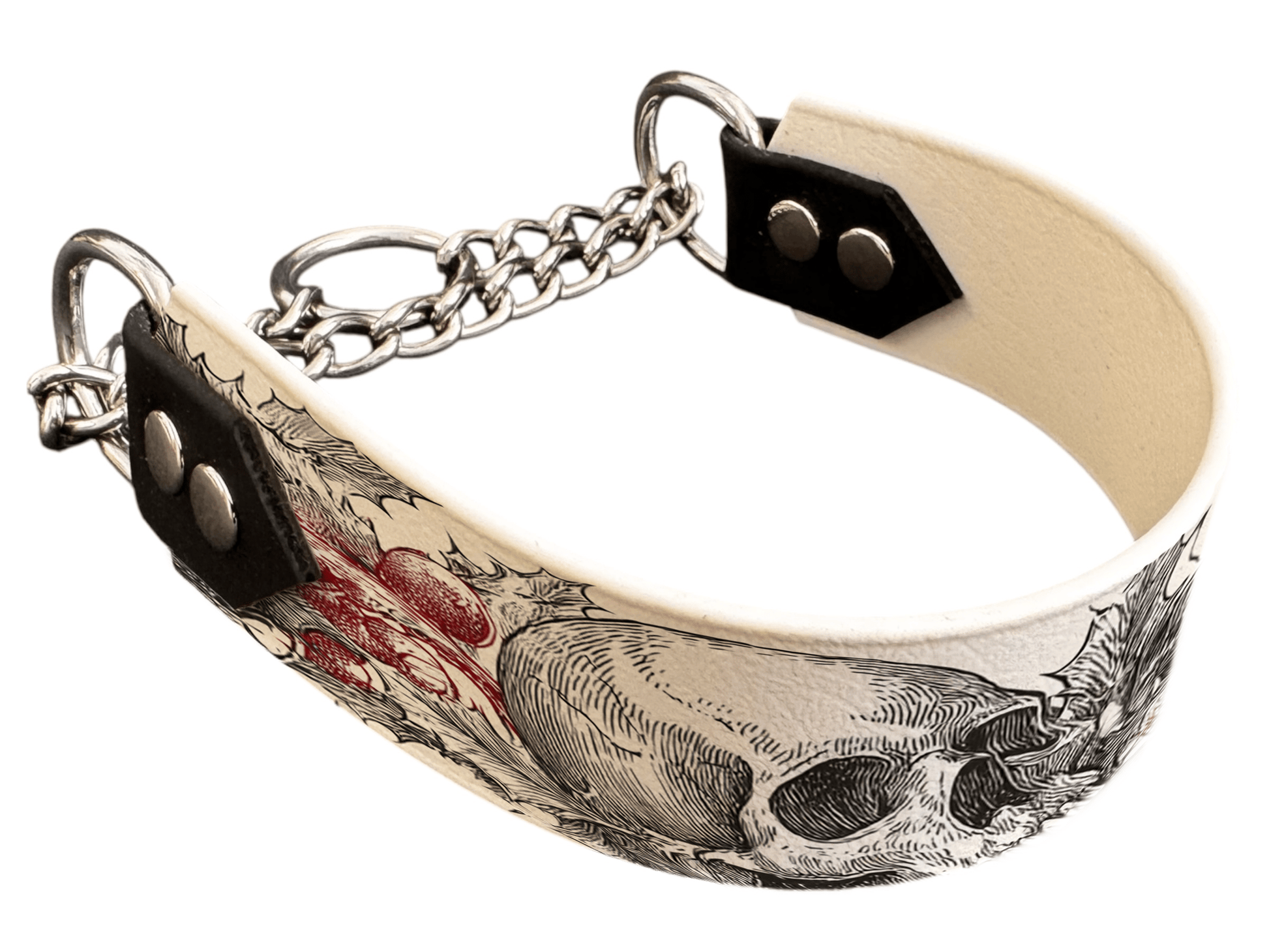 L'atelier du Fourmilier Martingales 327 Martingale pour chien en BioThane® imprimé – Collection Hiver et Noël – 38mm