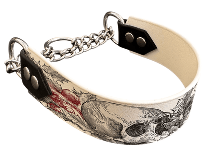 L'atelier du Fourmilier Martingales 327 Martingale pour chien en BioThane® imprimé – Collection Hiver et Noël – 38mm