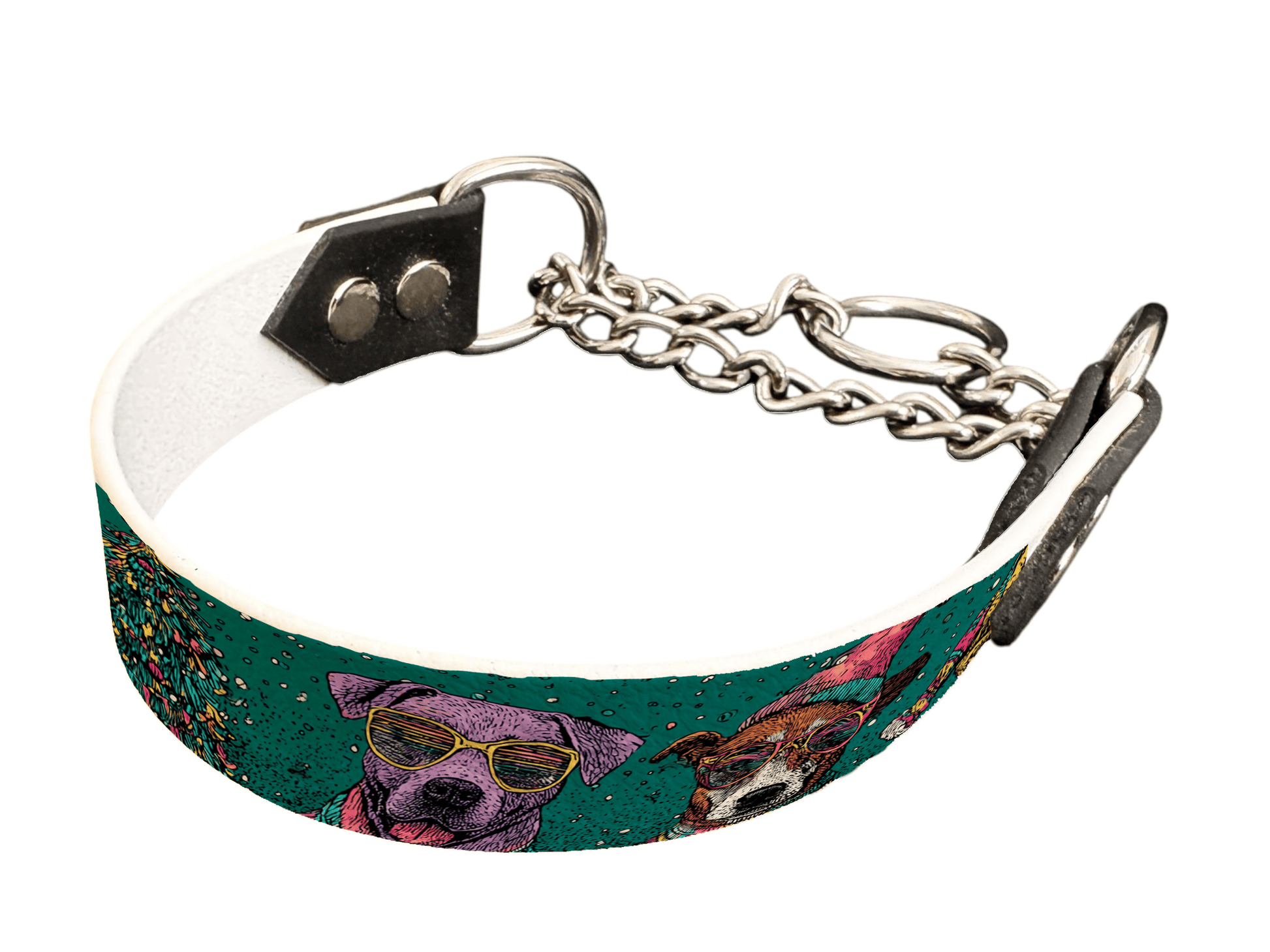 L'atelier du Fourmilier Martingales 332 Martingales pour chien – Collection Hiver & Noël (25 mm)