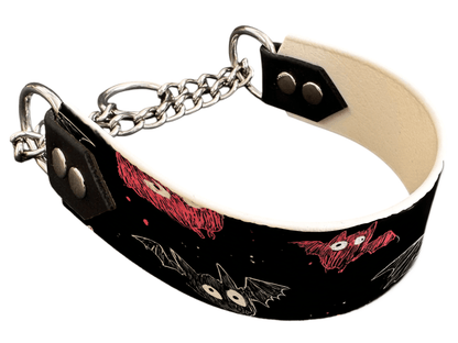 L'atelier du Fourmilier Martingales 40 289 Martingale pour chien en BioThane® imprimé – Collection Halloween– 38mm