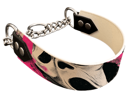 L'atelier du Fourmilier Martingales 40 294 Martingale pour chien en BioThane® imprimé – Collection Halloween– 38mm