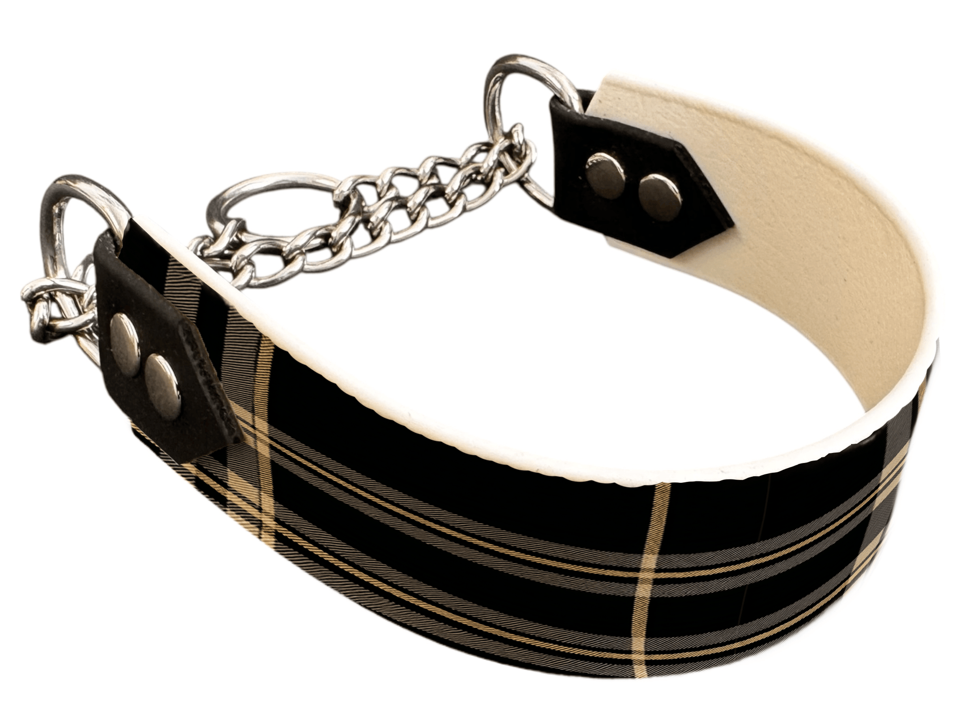 L'atelier du Fourmilier Martingales 40 381 Martingale pour chien en BioThane® imprimé – Collection tartan– 38mm