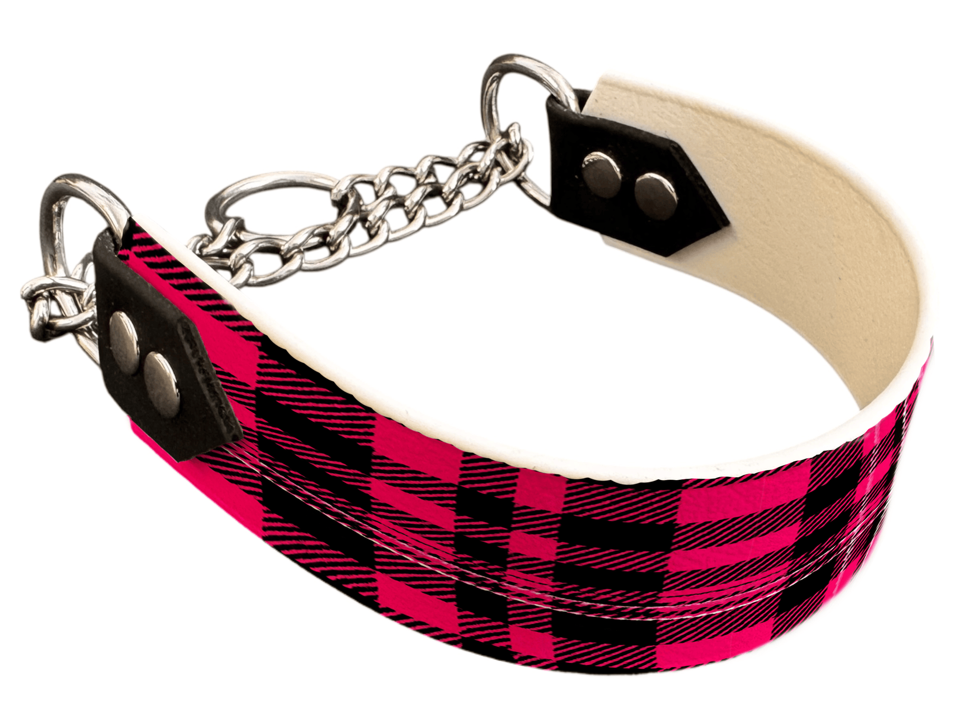 L'atelier du Fourmilier Martingales 40 392 Martingale pour chien en BioThane® imprimé – Collection tartan– 38mm