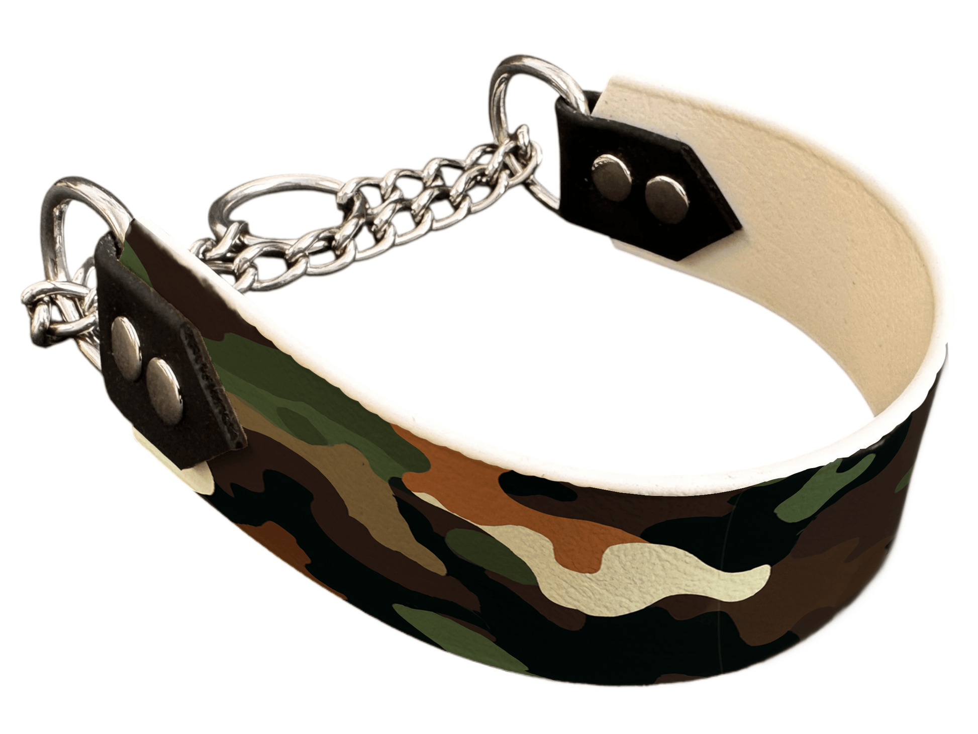 L'atelier du Fourmilier Martingales 40 393 martingale pour chien en BioThane® imprimé – Collection camouflage– 38mm