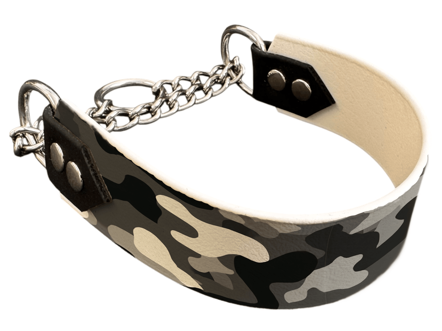 L'atelier du Fourmilier Martingales 40 395 martingale pour chien en BioThane® imprimé – Collection camouflage– 38mm