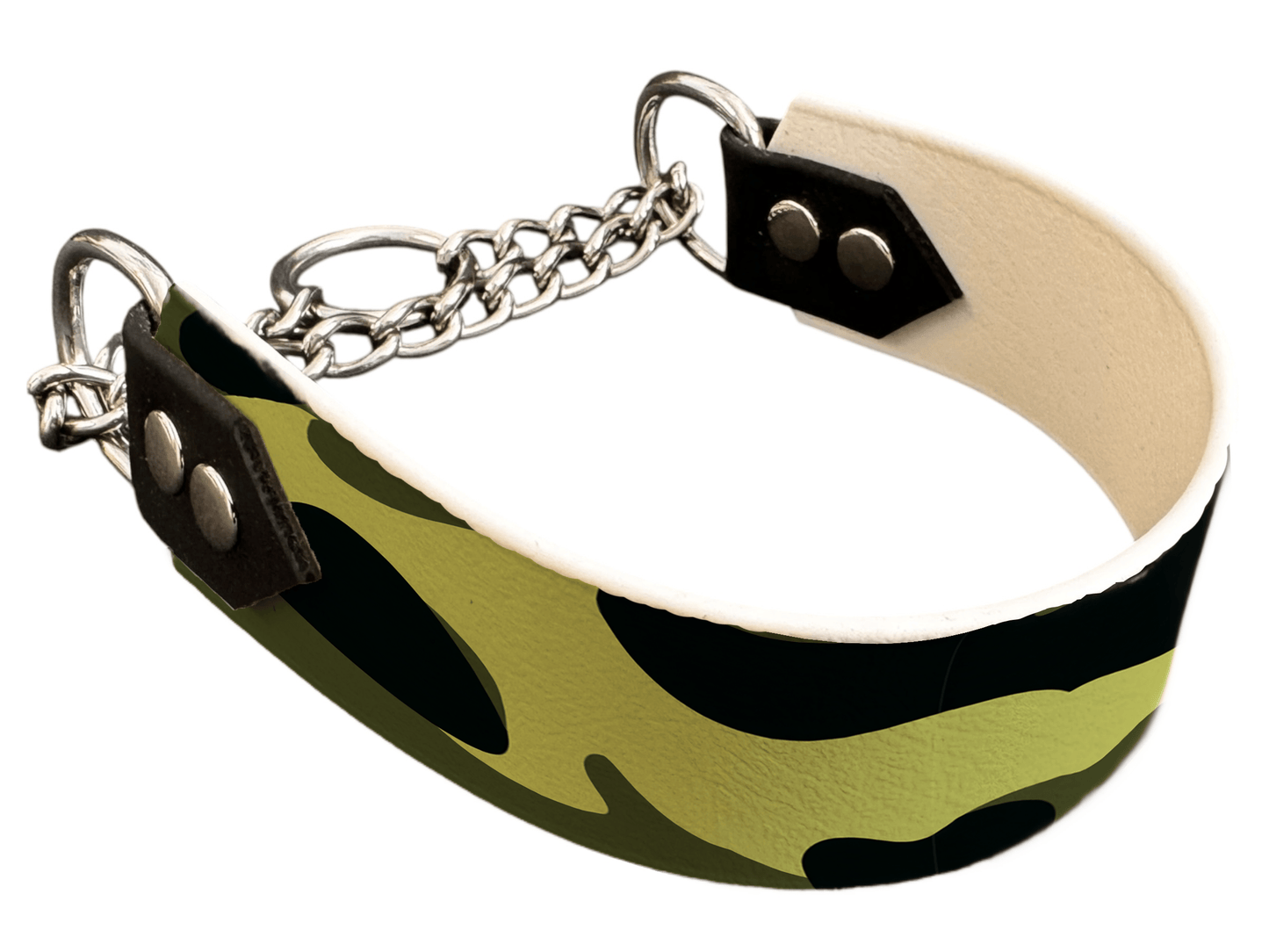 L'atelier du Fourmilier Martingales 40 396 martingale pour chien en BioThane® imprimé – Collection camouflage– 38mm
