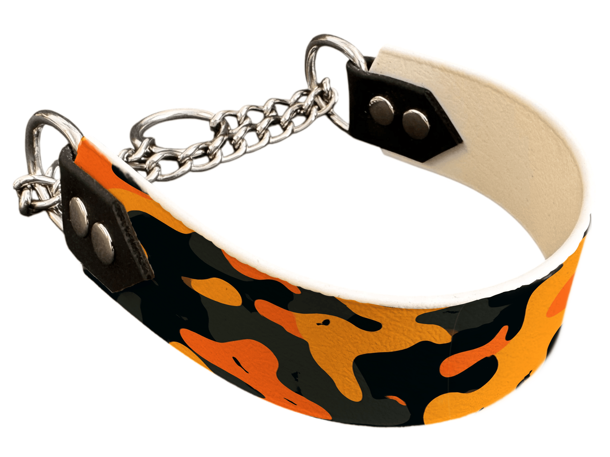 L'atelier du Fourmilier Martingales 40 399 martingale pour chien en BioThane® imprimé – Collection camouflage– 38mm