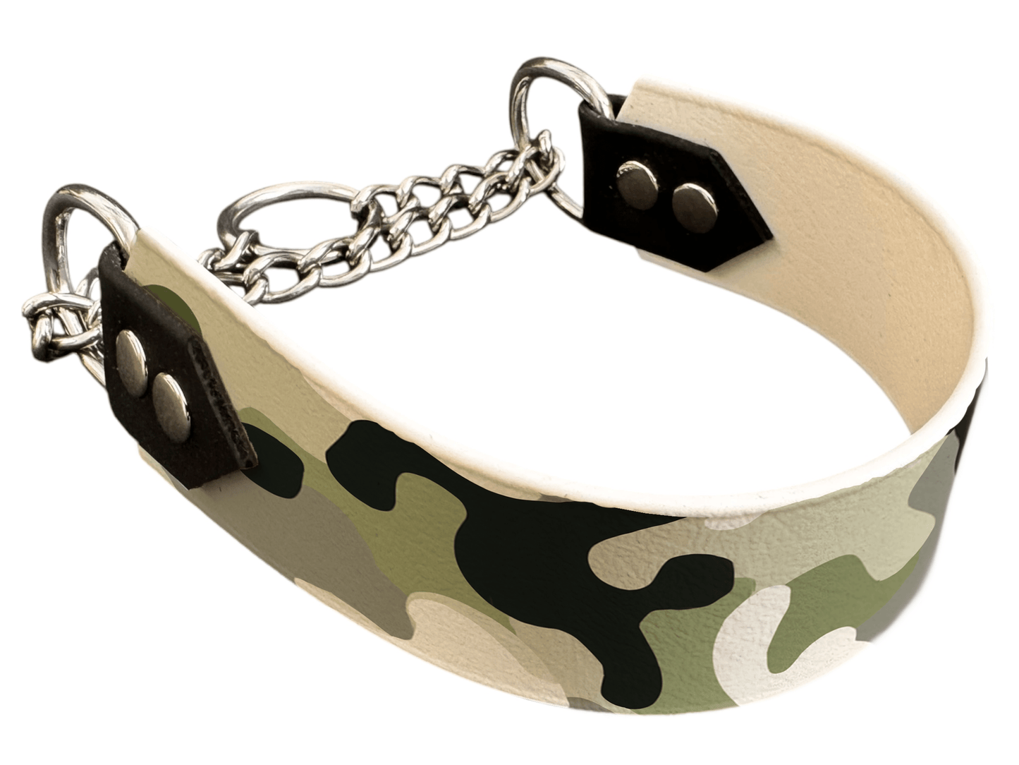 L'atelier du Fourmilier Martingales 40 400 martingale pour chien en BioThane® imprimé – Collection camouflage– 38mm