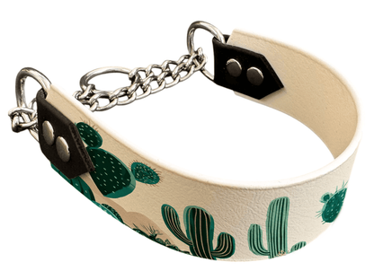L'atelier du Fourmilier Martingales 40 401 Martingale pour chien en BioThane® imprimé – Collection plantes et fleurs – 38mm