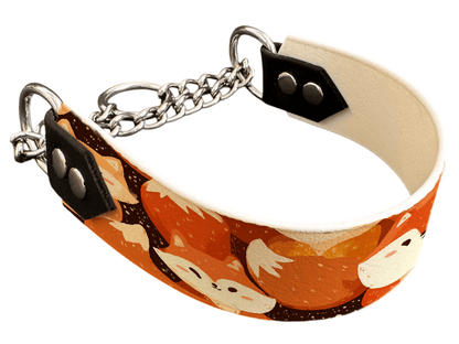 L'atelier du Fourmilier Martingales 40 402 Martingale pour chien en BioThane® imprimé – Collection animaux pop/kawaii – 38mm