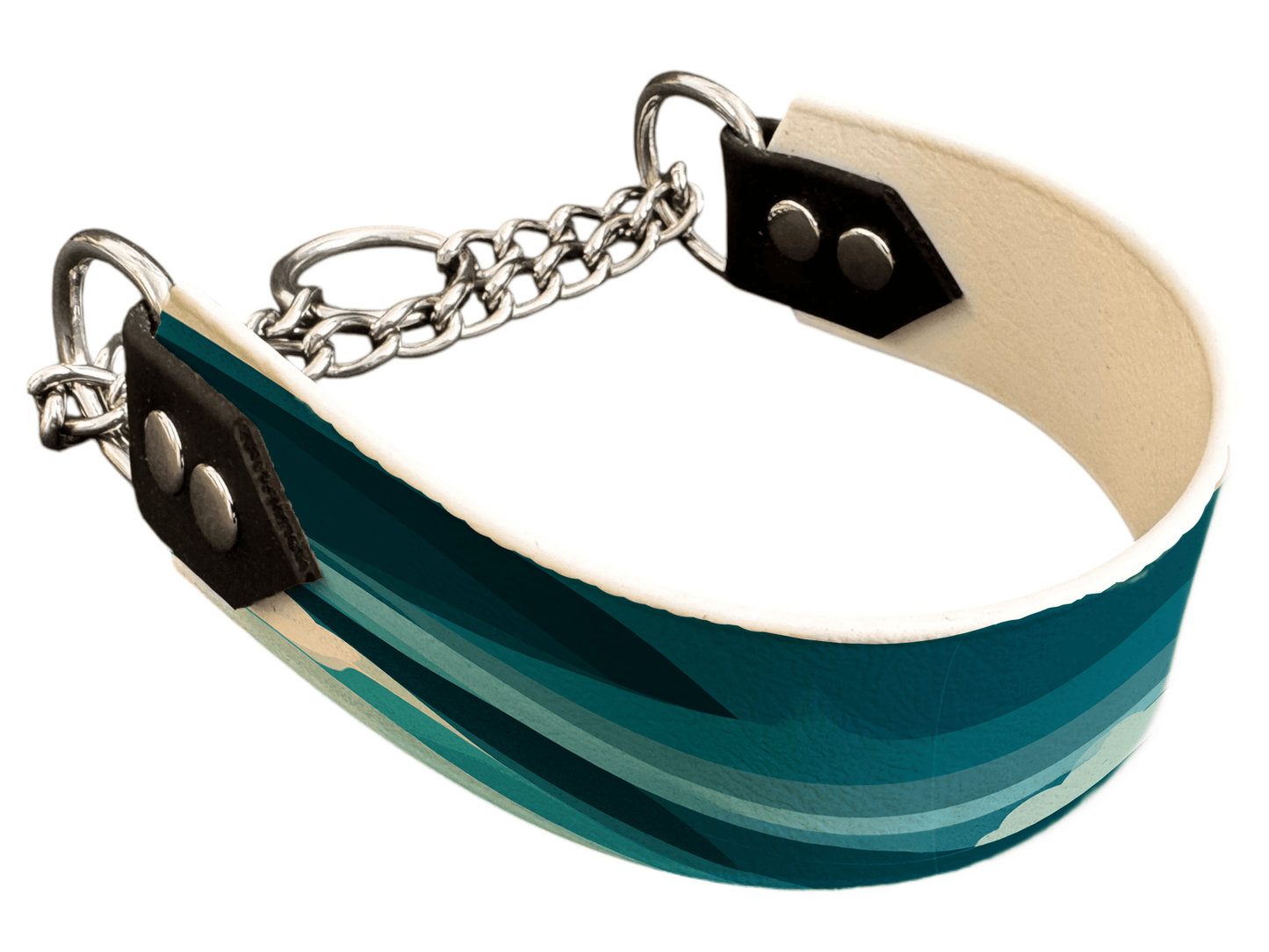 L'atelier du Fourmilier Martingales 40 412 Martingale pour chien en BioThane® imprimé – Collection paysage– 38mm