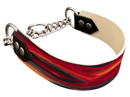 L'atelier du Fourmilier Martingales 40 423 Martingale pour chien en BioThane® imprimé – Collection paysage– 38mm