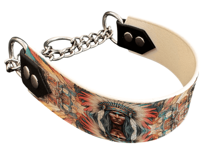 L'atelier du Fourmilier Martingales 61 Martingale pour chien en BioThane® imprimé – Collection Tribal – 38m