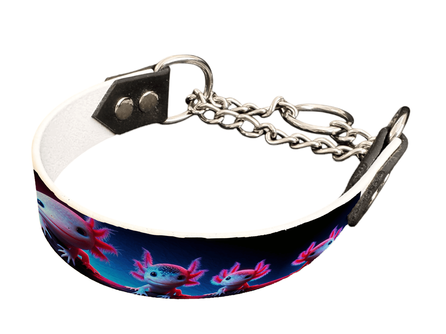 L'atelier du Fourmilier Martingales 64 Martingale pour chien en BioThane® imprimé – Collection animaux sauvages– 25mm