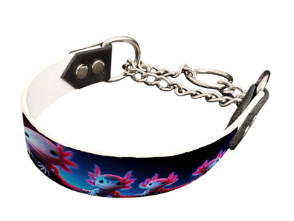 L'atelier du Fourmilier Martingales 64 Martingale pour chien en BioThane® imprimé – Collection animaux sauvages– 25mm