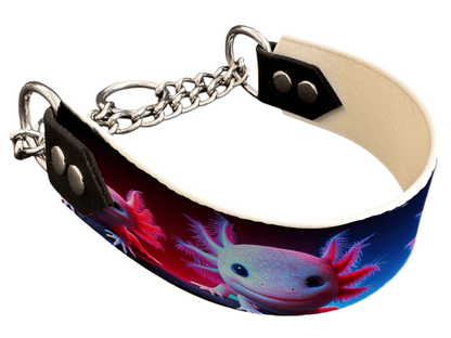 L'atelier du Fourmilier Martingales 64 Martingale pour chien en BioThane® imprimé – Collection animaux sauvages– 38mm