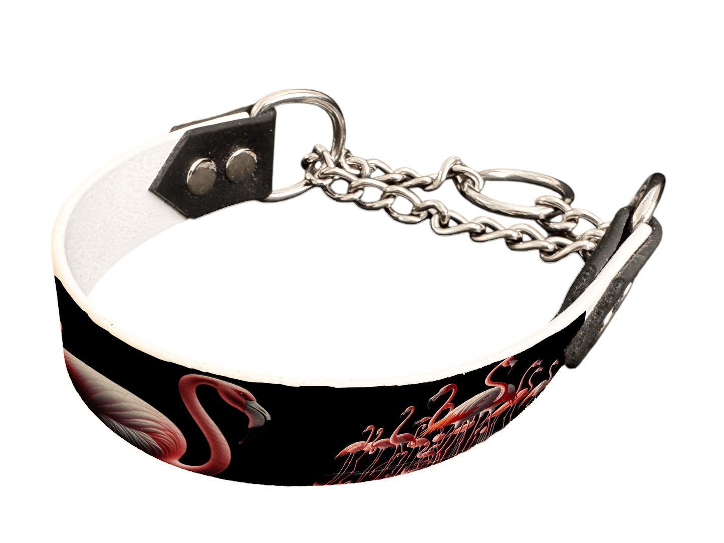 L'atelier du Fourmilier Martingales 77 Martingale pour chien en BioThane® imprimé – Collection animaux sauvages– 25mm