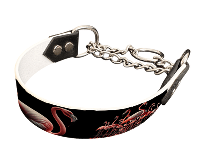 L'atelier du Fourmilier Martingales 77 Martingale pour chien en BioThane® imprimé – Collection animaux sauvages– 25mm