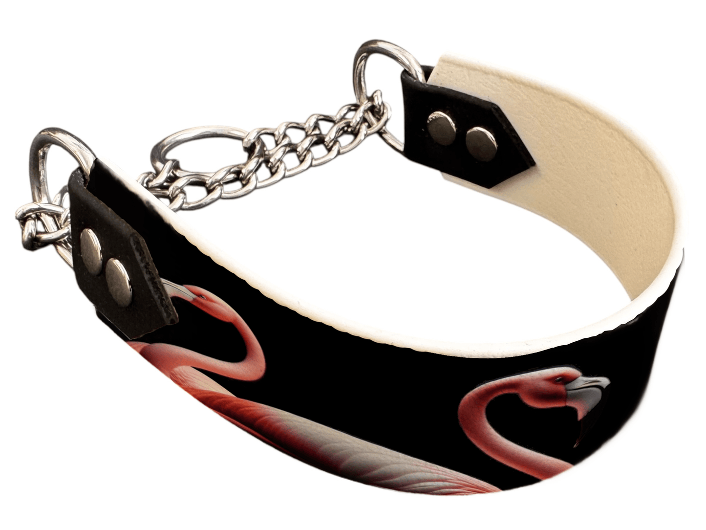 L'atelier du Fourmilier Martingales 77 Martingale pour chien en BioThane® imprimé – Collection animaux sauvages– 38mm