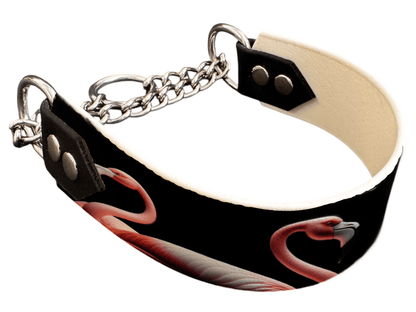 L'atelier du Fourmilier Martingales 77 Martingale pour chien en BioThane® imprimé – Collection animaux sauvages– 38mm