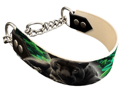 L'atelier du Fourmilier Martingales 84 Martingale pour chien en BioThane® imprimé – Collection animaux sauvages– 38mm