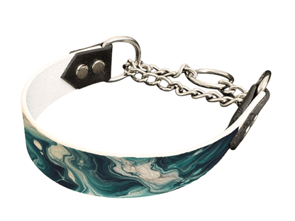 L'atelier du Fourmilier Martingales 9 Martingale pour chien en BioThane® imprimé – Collection abstrait – 25mm