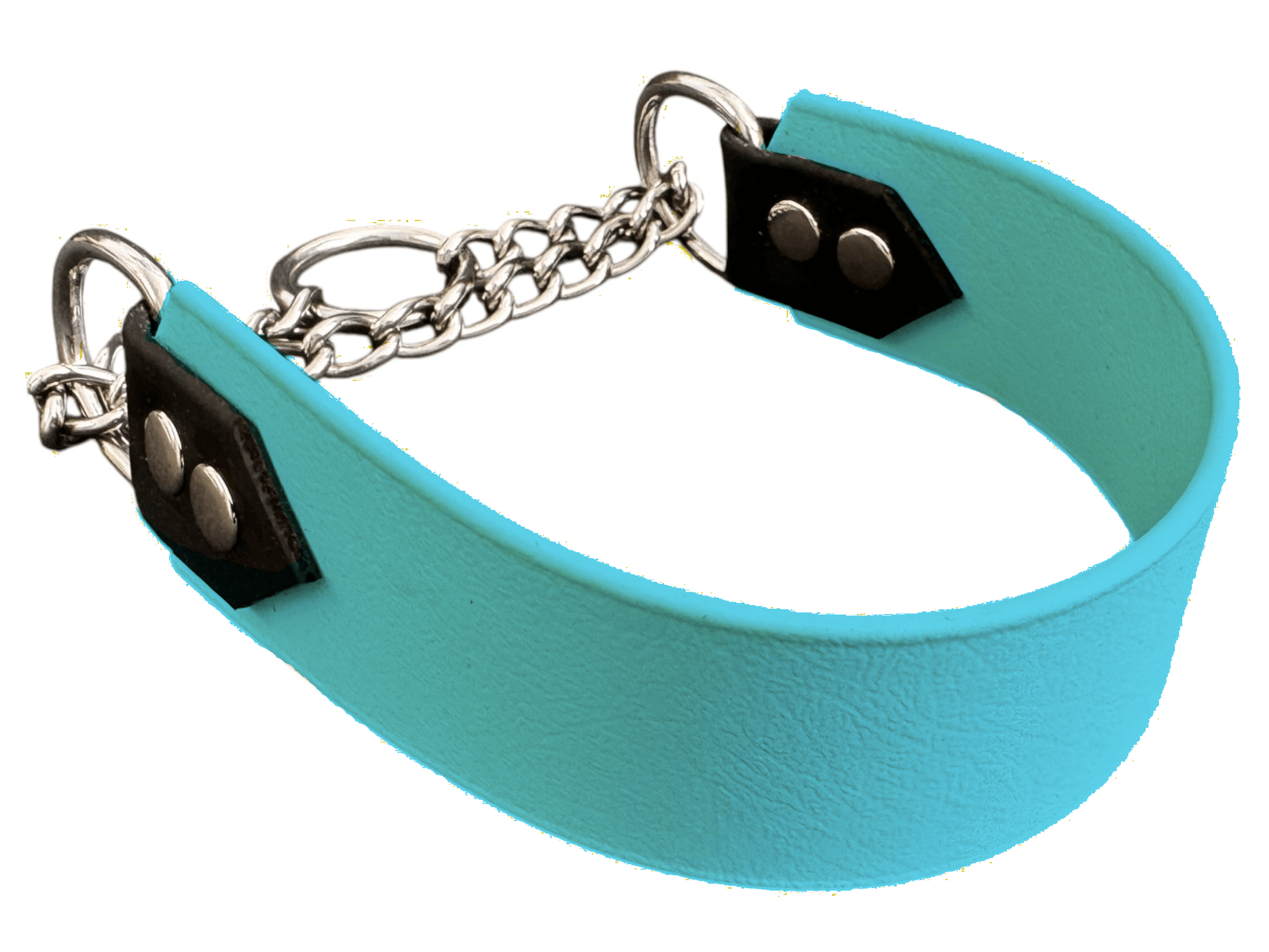 L'atelier du Fourmilier Martingales Bleu Clair Collier Martingale large (38mm)