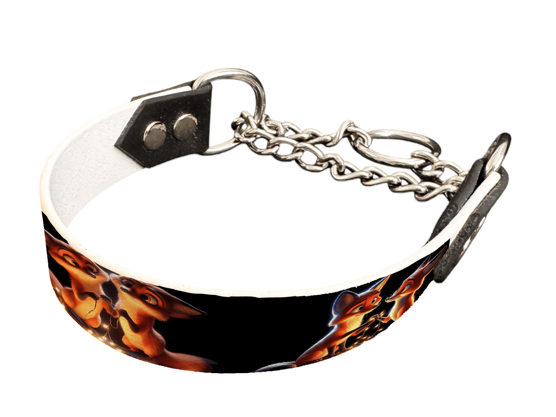 L'atelier du Fourmilier Martingales Martingale pour chien en BioThane® imprimé – Collection animaux pop/kawaii – 25mm