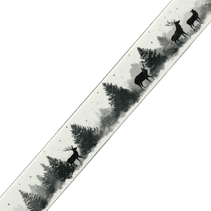 L'atelier du Fourmilier Martingales Martingale pour chien en BioThane® imprimé – Collection Hiver et Noël – 38mm