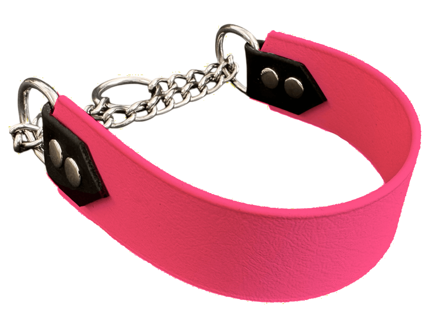 L'atelier du Fourmilier Martingales Rose Fluo Collier Martingale large (38mm)