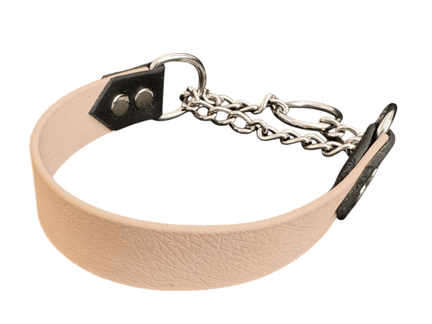 L'atelier du Fourmilier Martingales Rose poudré Collier Martingale large (25 mm)