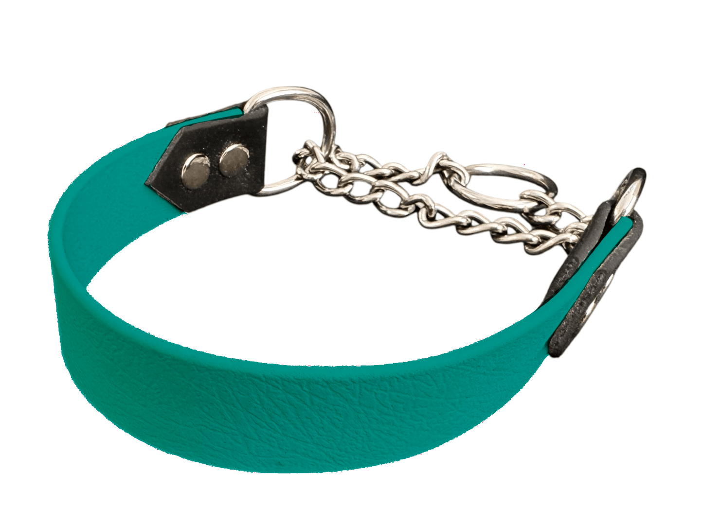 L'atelier du Fourmilier Martingales Teal Collier Martingale large (25 mm)