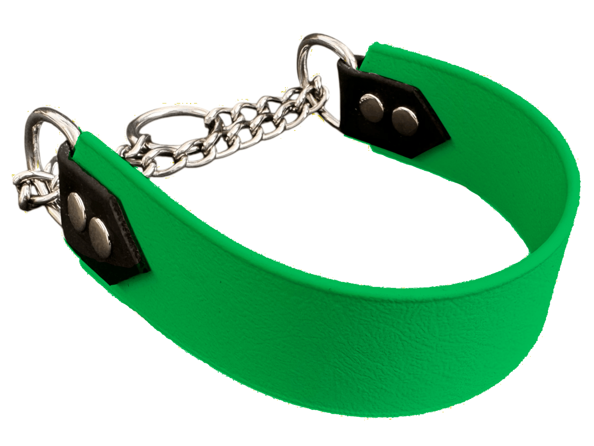 L'atelier du Fourmilier Martingales Vert Fluo Collier Martingale large (38mm)