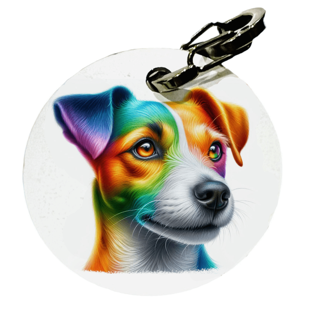 L'atelier du Fourmilier médaille Petite / Colorfull1 Médaille personnalisée Jack Russell – L'Atelier du Fourmilier
