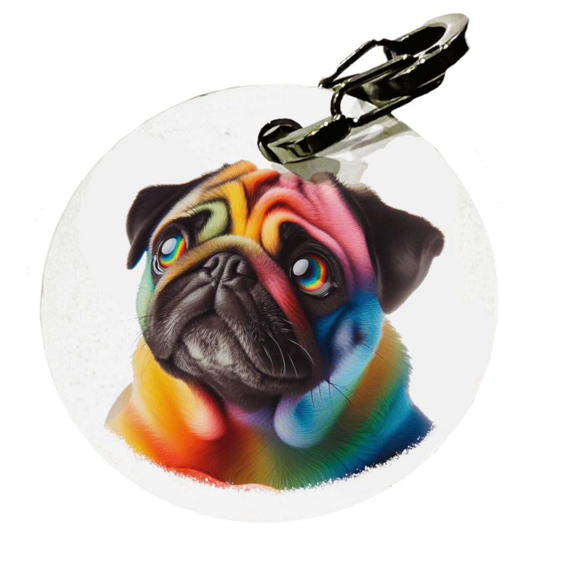 L'atelier du Fourmilier médaille Petite / Colorfull1 Médaille personnalisée pour Carlin