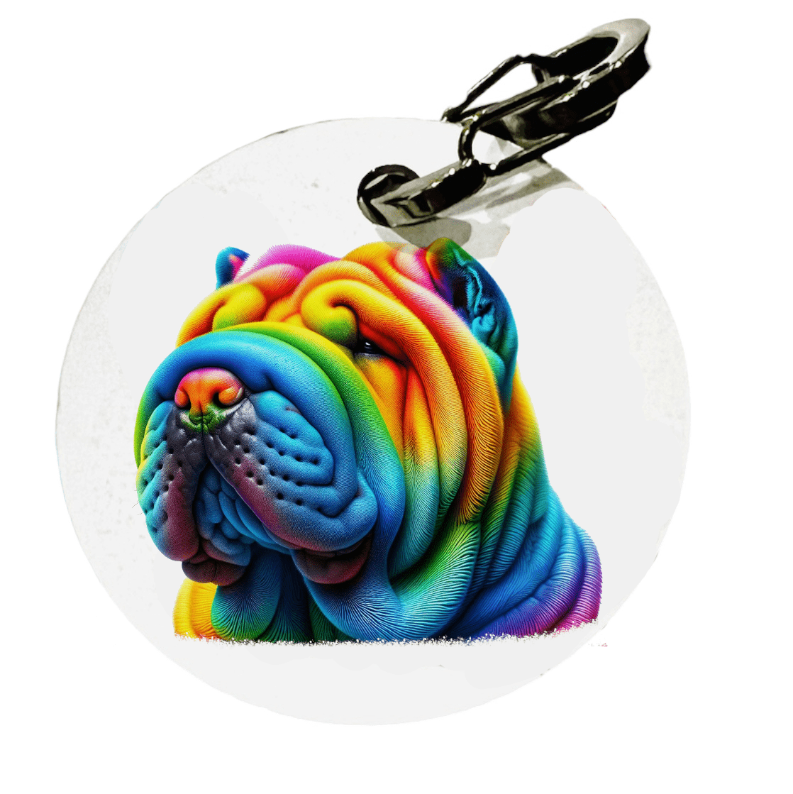 L'atelier du Fourmilier médaille Petite / Colorfull1 Médaille personnalisée Sharpeï – L'Atelier du Fourmilier