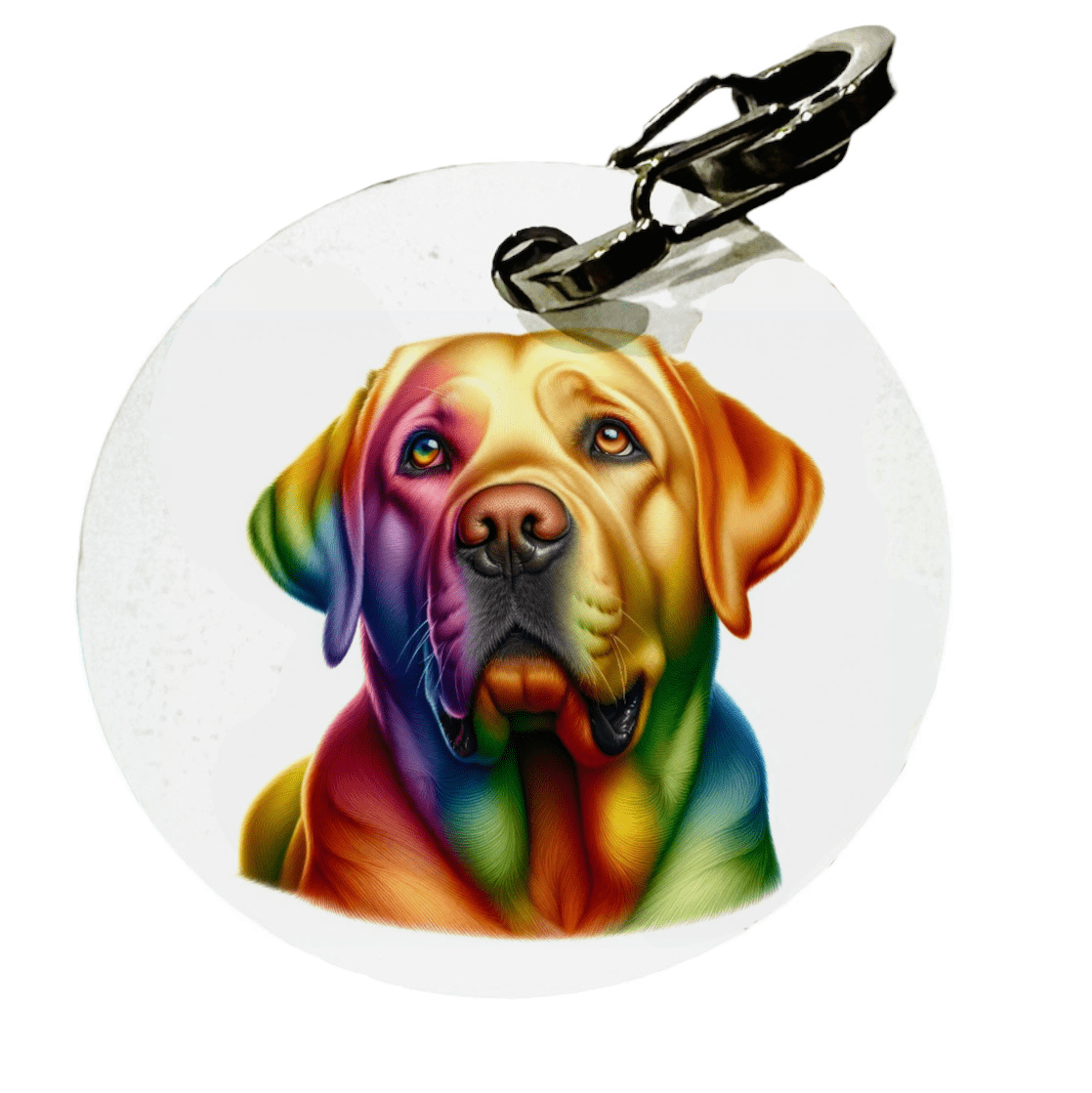 L'atelier du Fourmilier médaille Petite / Colorfull1 Offrez à votre Labrador une médaille unique, fabriquée en France