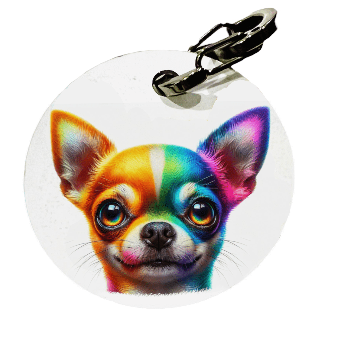 L'atelier du Fourmilier médaille Petite / Colorfull2 Médaille personnalisée Chihuahua - L’Atelier du Fourmilier