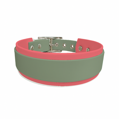 Collier Large double en BioThane® – 25 mm / 19 mm – coloris personnalisable