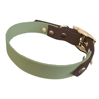 Collier Bicolore en BioThane®  19 mm – coloris personnalisable