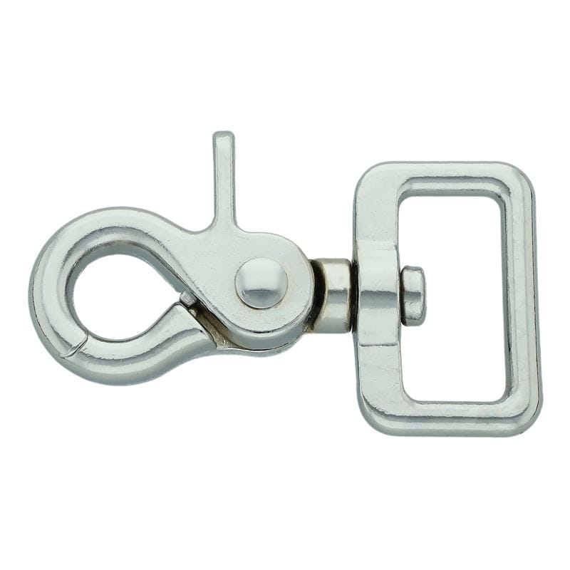 Atelier du Fourmilier Mousqueton Mousqueton mexicain argent 25 mm  – 62 mm - bouclerie a l'unité