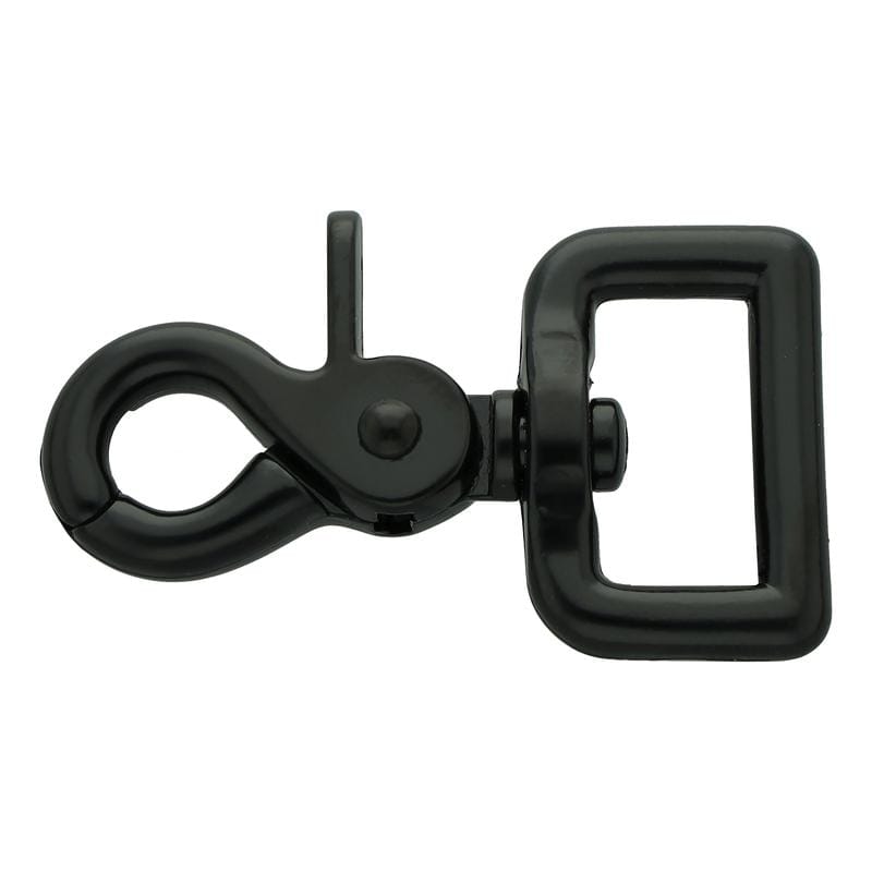 Atelier du Fourmilier Mousqueton Mousqueton mexicain noir 25 mm – 64 mm –  bouclerie a l'unité