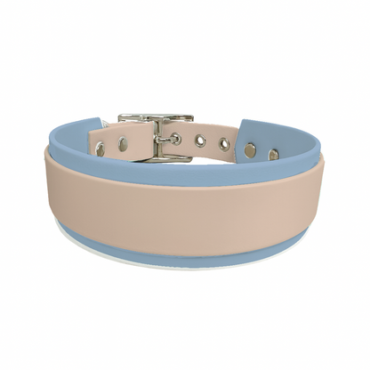 Collier Large double en BioThane® – 25 mm / 19 mm – coloris personnalisable